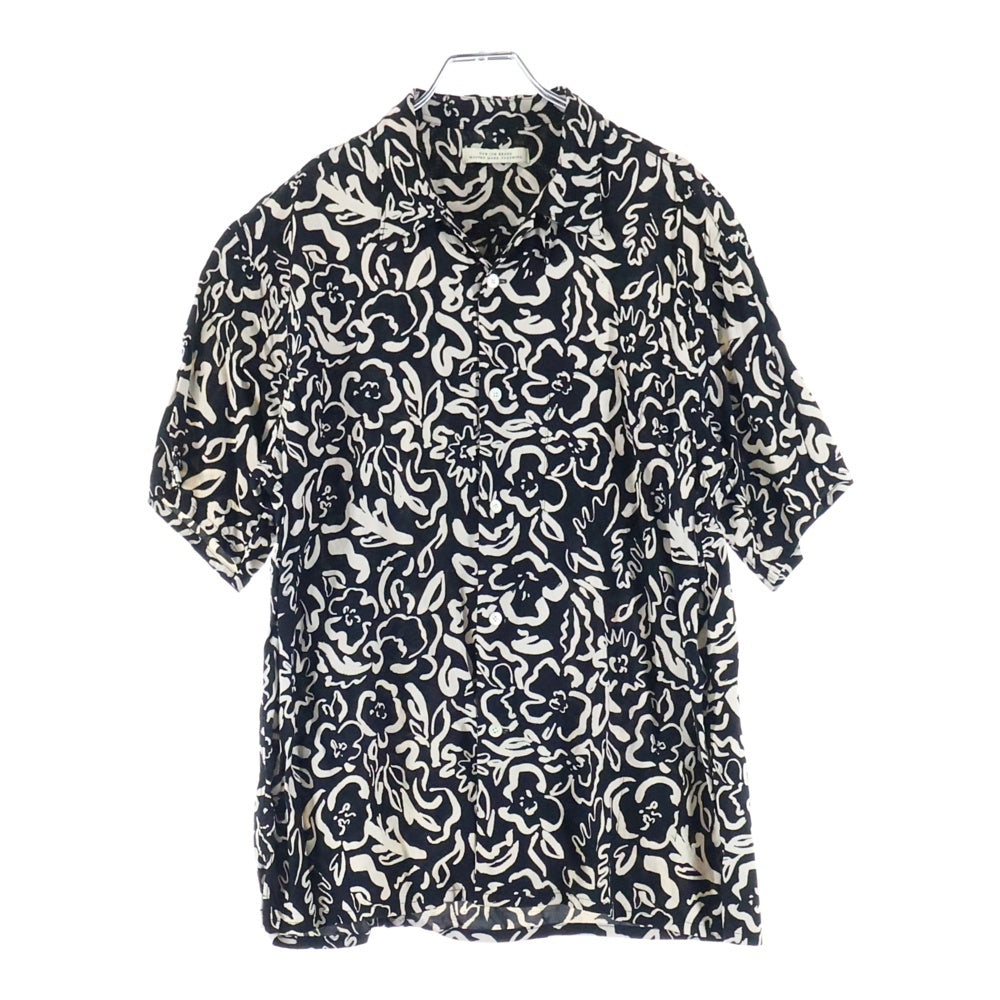 OLD JOE(オールドジョー) オープンカラー 総柄半袖シャツ ブラック