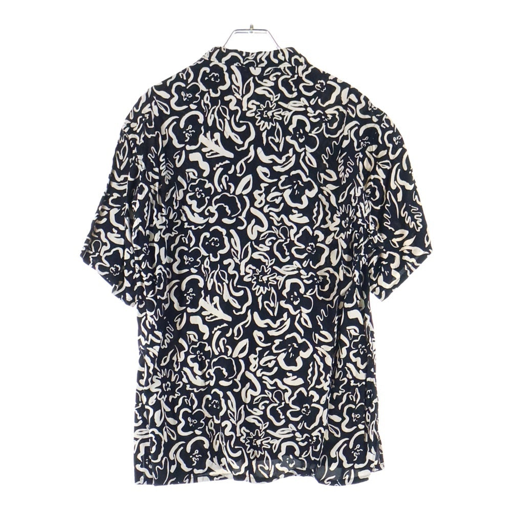 OLD JOE(オールドジョー) オープンカラー 総柄半袖シャツ ブラック