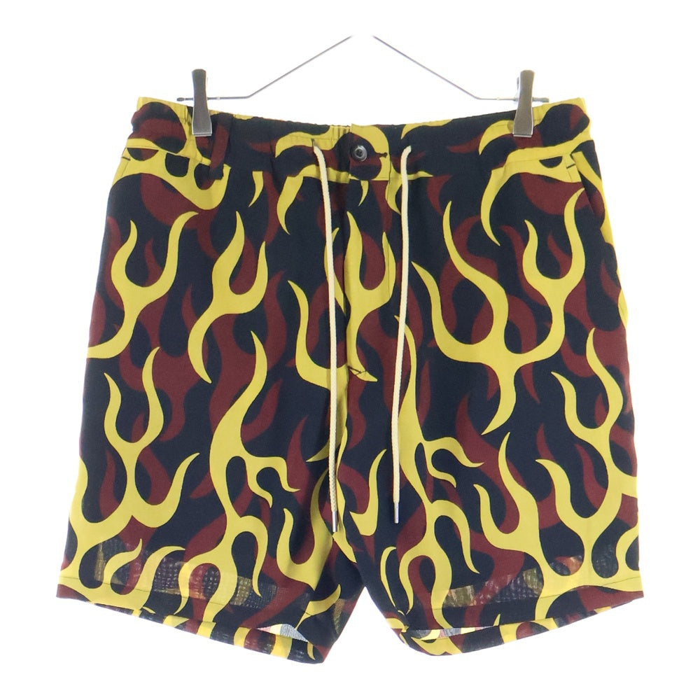 weirdo(ウィアード) レオパード柄イージーハーフパンツ ブラウン