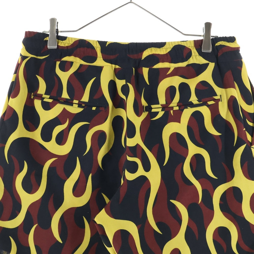 weirdo(ウィアード) レオパード柄イージーハーフパンツ ブラウン