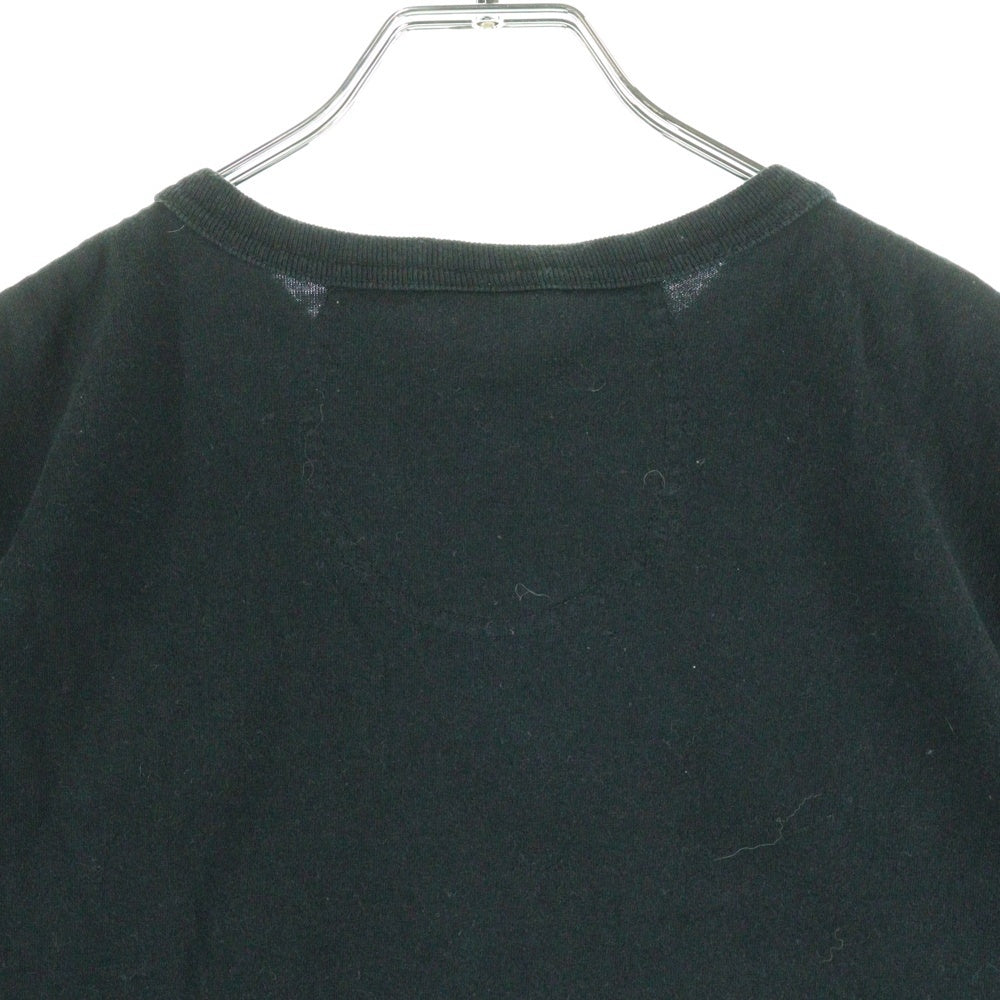 GLAD HAND(グラッドハンド) ヘンリーネック半袖Tシャツ カットソー ブラック