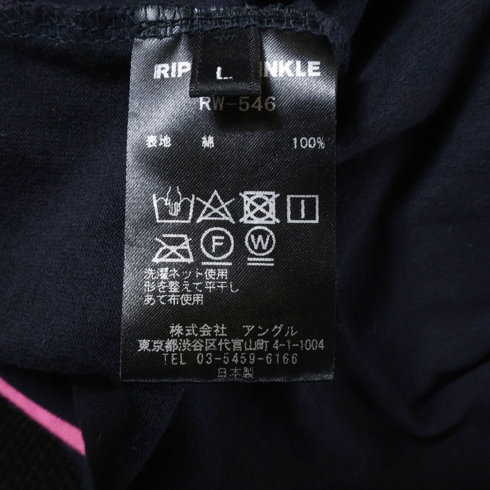 NO BRAND(ノーブランド) IRIP VANWINKLE リップヴァンウィンクル レイヤードクルーネック半袖Tシャツ カットソー