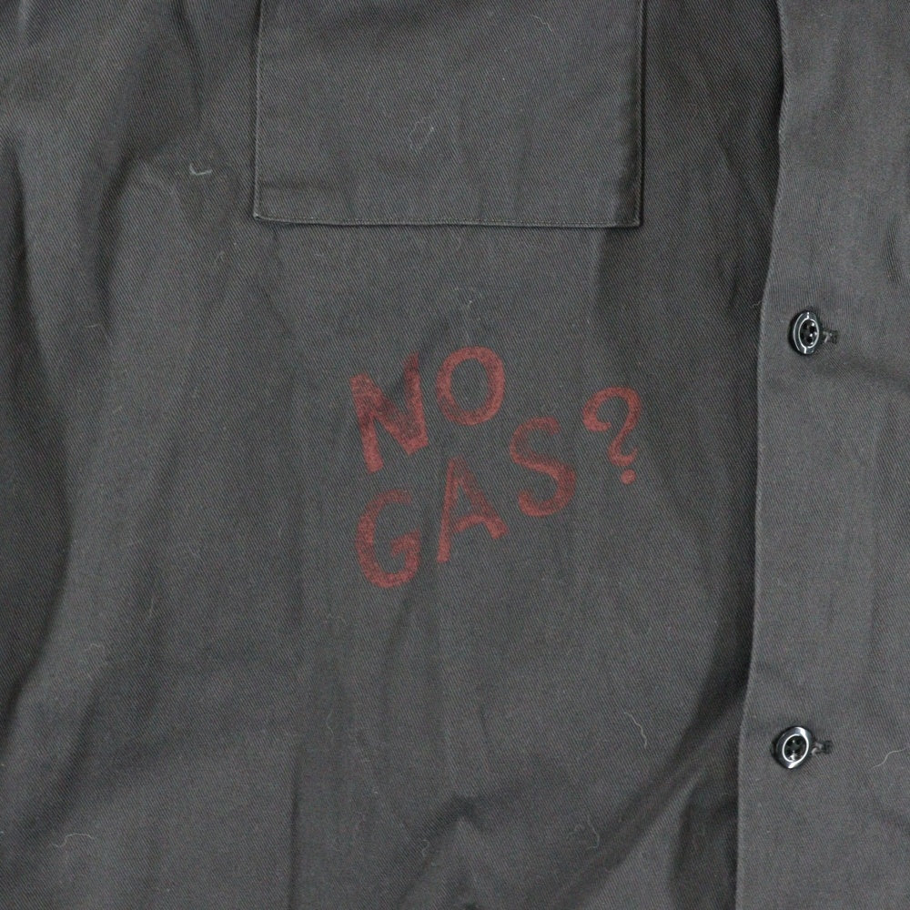 weirdo(ウィアード) オープンカラー 長袖サファリジャケット グレー