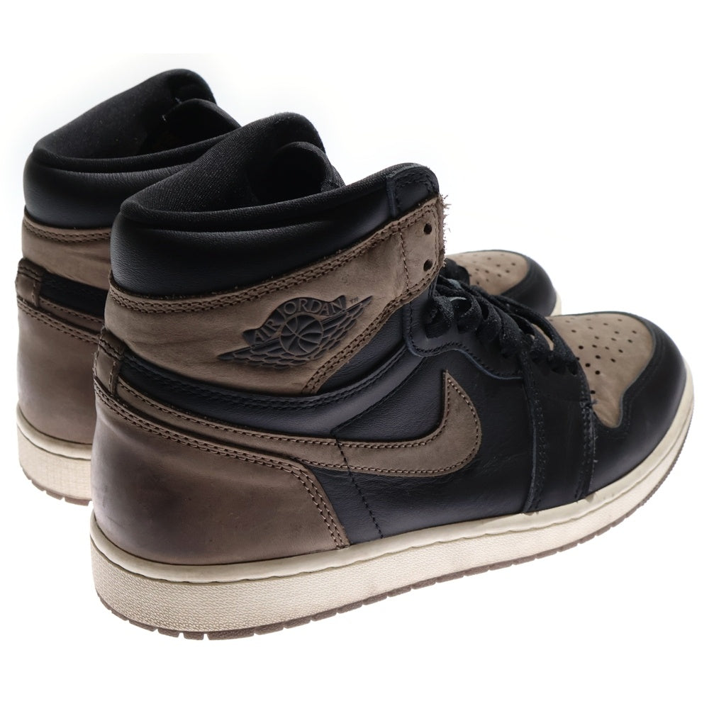 NIKE(ナイキ) AIR JORDAN 1 RETRO HIGH OG PALOMINO エア ジョーダン 1 レトロ オージー パロミノ ハイカットスニーカー ブラック/ブラウン US9.5/27.5cm DZ5485-020