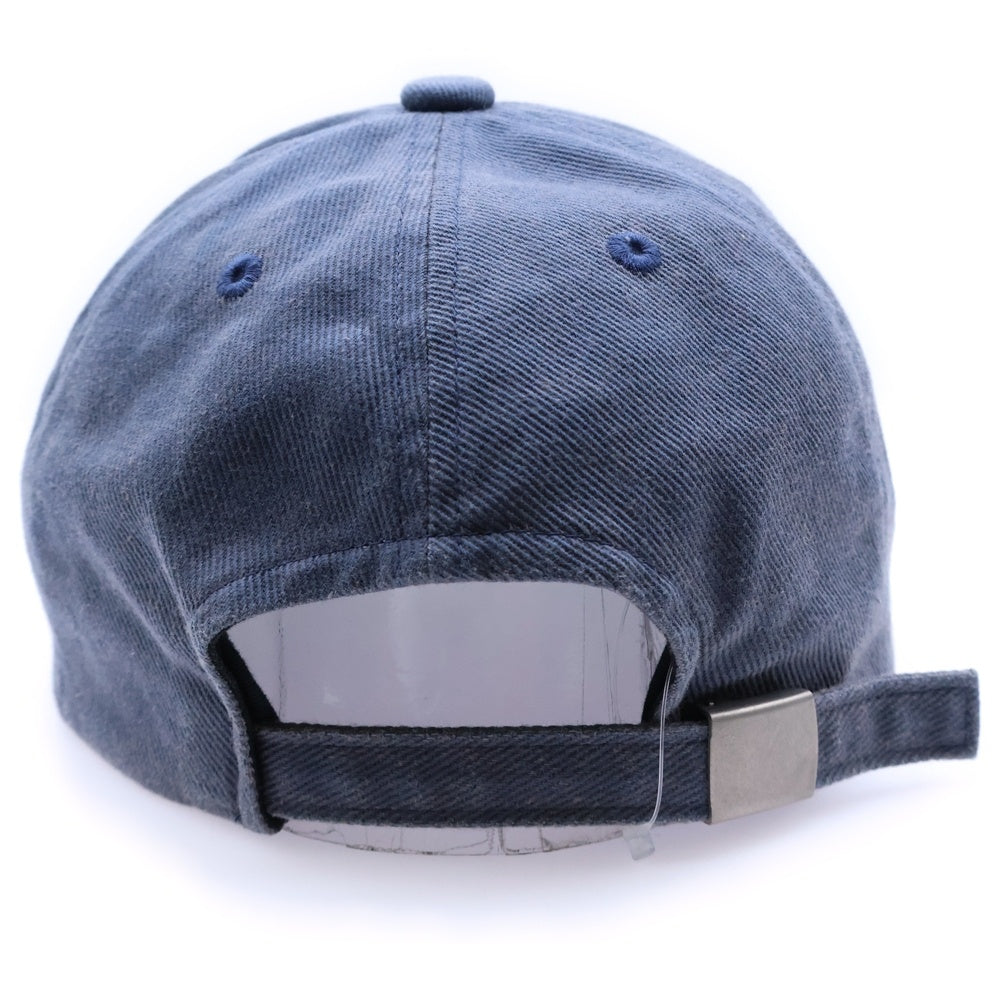 SAINT MICHAEL(セントマイケル) 6PANEL CAP ロゴ刺繍ベースボールキャップ ネイビー SM-HR8-0000-080