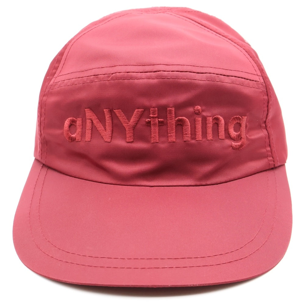 NO BRAND(ノーブランド) aNYthing エニシング ナイロンベースボールキャップ レッド