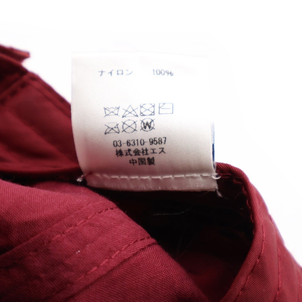 NO BRAND(ノーブランド) aNYthing エニシング ナイロンベースボールキャップ レッド