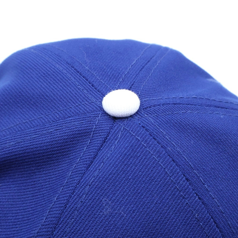 SAINT MICHAEL(セントマイケル) 25SS ×NEW ERA ×MLB YANKEES SNAPBACK ヤンキース スナップバック ワッペンロゴ キャップ 帽子 ブルー 14532343