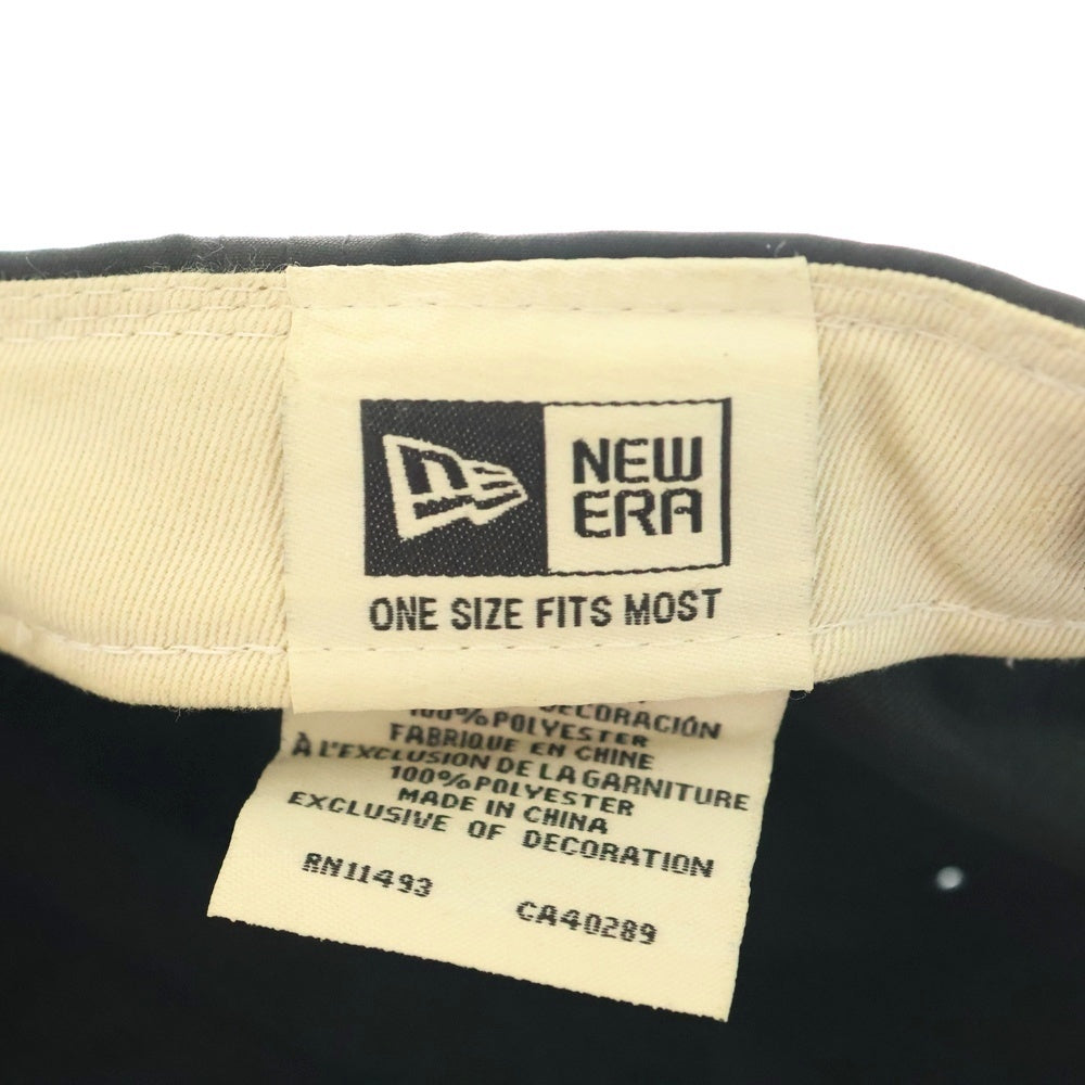 ESSENTIALS FEAR OF GOD(エッセンシャル フィアオブゴッド) ×NEW ERA ニューエラ ナイロンロゴプリントベースボールキャップ ブラック
