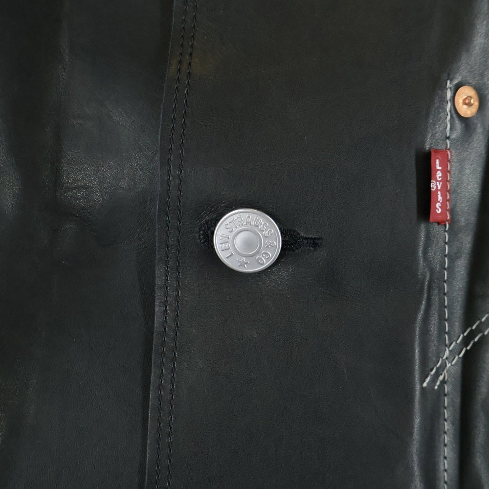 COMME des GARCONS JUNYA WATANABE MAN(コムデギャルソンジュンヤワタナベマン) ×Levi's J914 リーバイスレザージャケット ブラック WN-J914-100-1-3