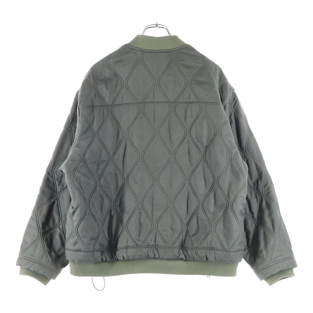 NO BRAND(ノーブランド) scrap スクラップ キルティング ボンバージャケット カーキ 23AW-2black