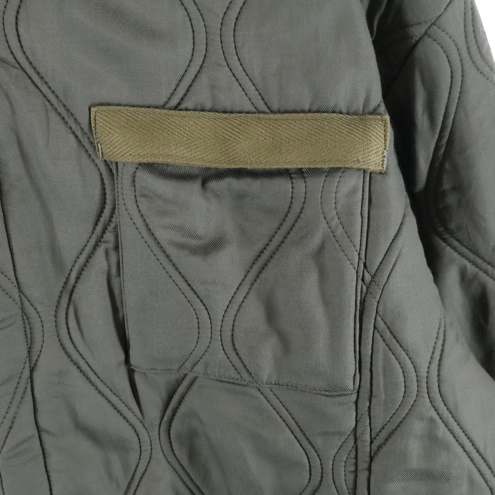 NO BRAND(ノーブランド) scrap スクラップ キルティング ボンバージャケット カーキ 23AW-2black