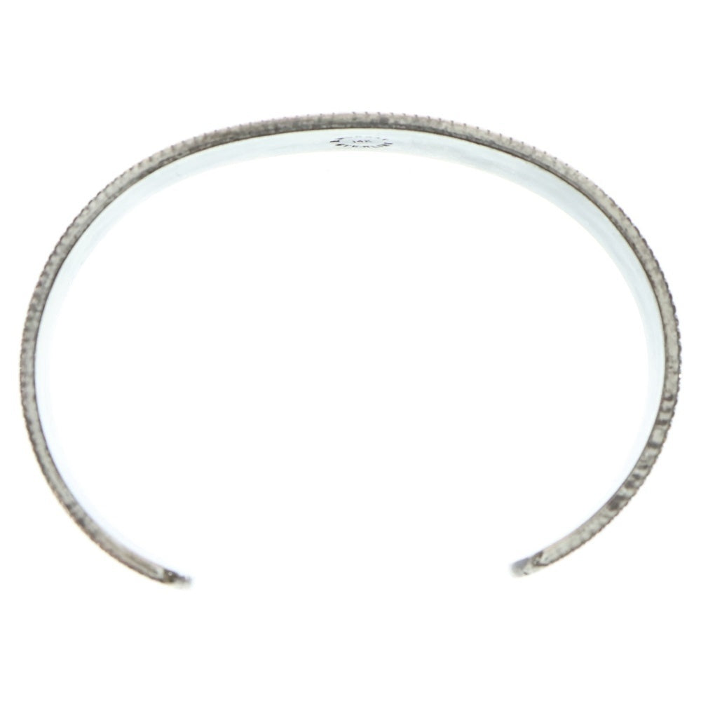 Bruce Morgan(ブルースモーガン) 14K ナバホ族 バングル スタンプワーク ブレスレット インディアンジュエリー シルバー