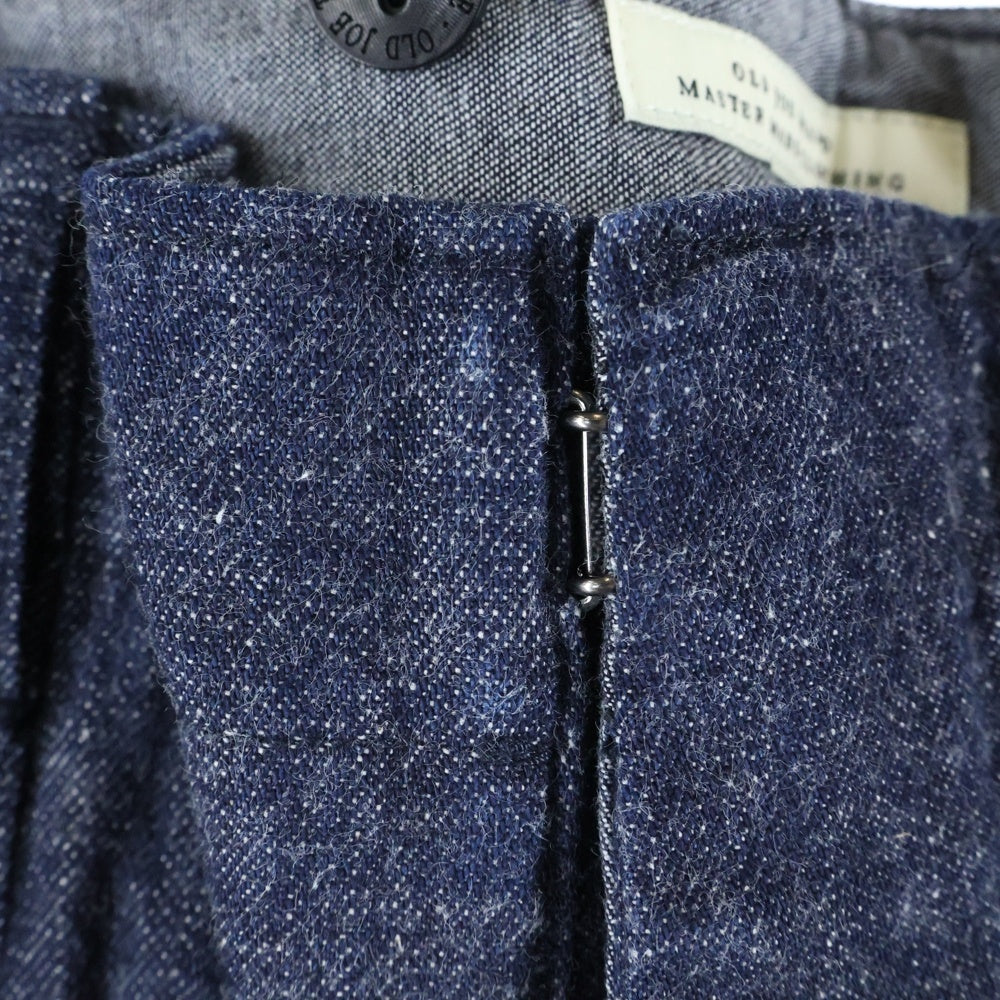 OLD JOE(オールドジョー) FRONT TUCK ARMY TROUSER フロントタック アーミートラウザー デニムパンツ インディゴ 231OJ-PT06