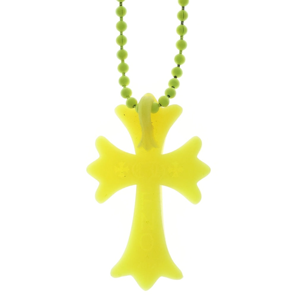 CHROME HEARTS(クロムハーツ) FNO RUBBER CH CRS SML FNO限定 ラバースモールCHクロス シリコンネックレストップ イエロー