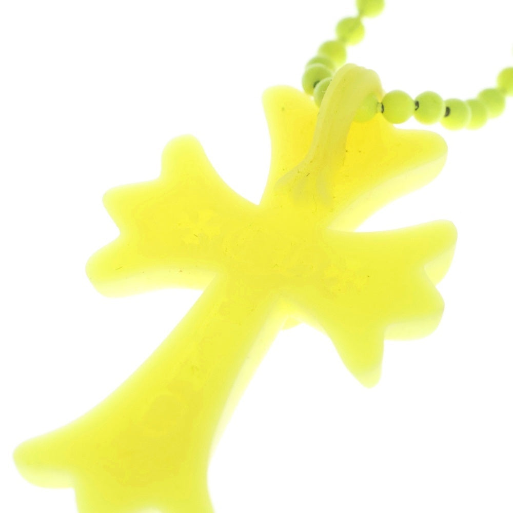 CHROME HEARTS(クロムハーツ) FNO RUBBER CH CRS SML FNO限定 ラバースモールCHクロス シリコンネックレストップ イエロー