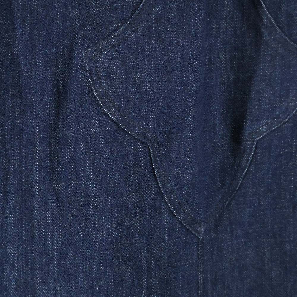 CHROME HEARTS(クロムハーツ) OLD オールド ホースシュー ボタン バック フレアニー ウエスタン デニム シャツジャケット インディゴ