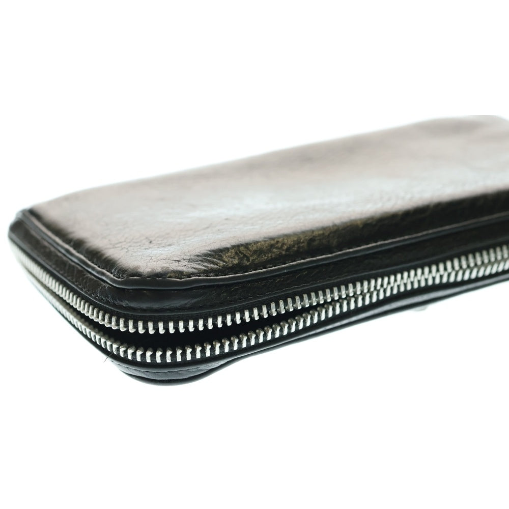 CHROME HEARTS(クロムハーツ) REC F ZIP 3クロス ラウンドジップレザーウォレット 財布 ブラック BCA368