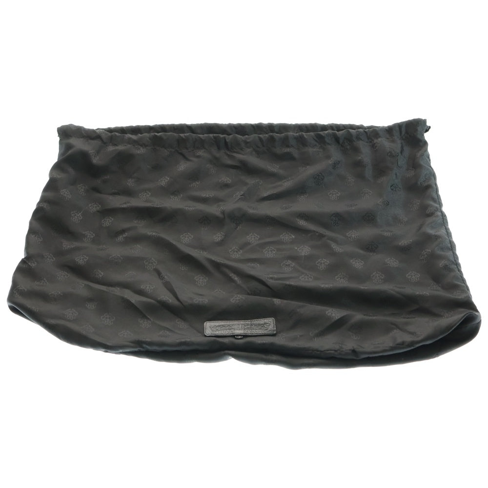 CHROME HEARTS(クロムハーツ) G BENSIMONE ミディアム ローラーバックル レザー ショルダーバッグ ブラウン