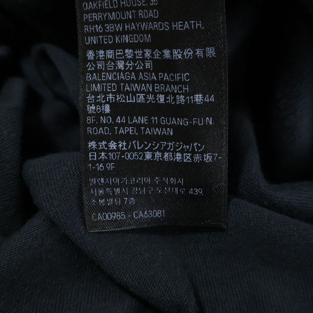 BALENCIAGA(バレンシアガ) 銀座限定 東京タワー プリント 半袖Tシャツ ブラック 787349 TQV75