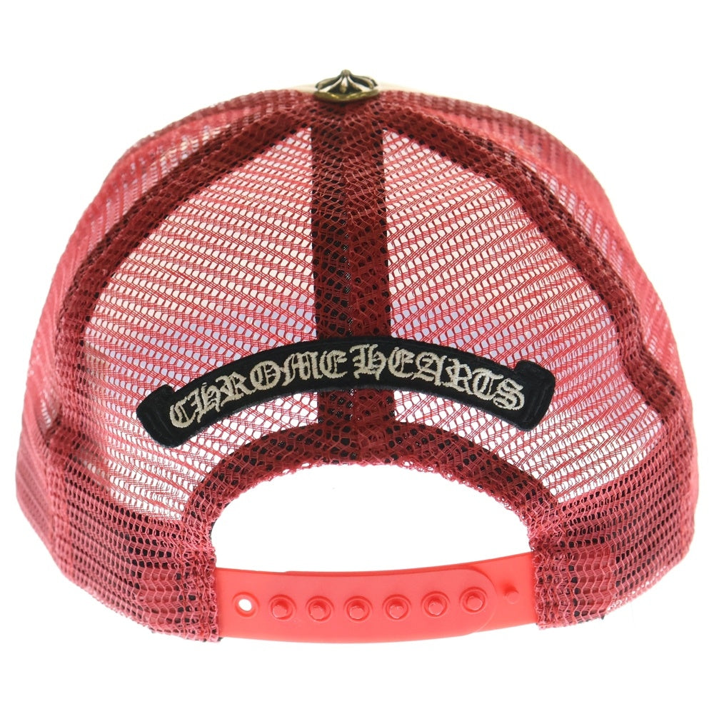 CHROME HEARTS(クロムハーツ) MLTCOL CEM CRS Tracker Cap マルチセメタリークロス トラッカーキャップ 帽子 レッド