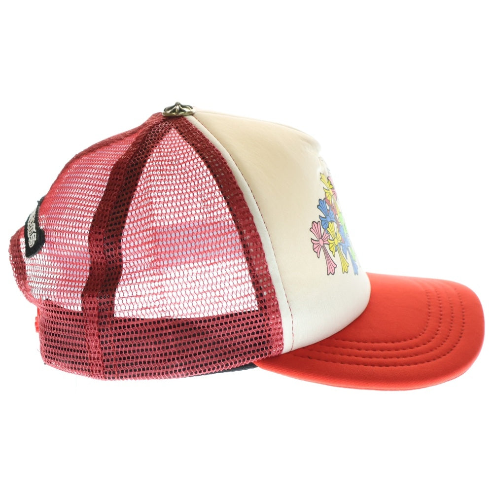 CHROME HEARTS(クロムハーツ) MLTCOL CEM CRS Tracker Cap マルチセメタリークロス トラッカーキャップ 帽子 レッド