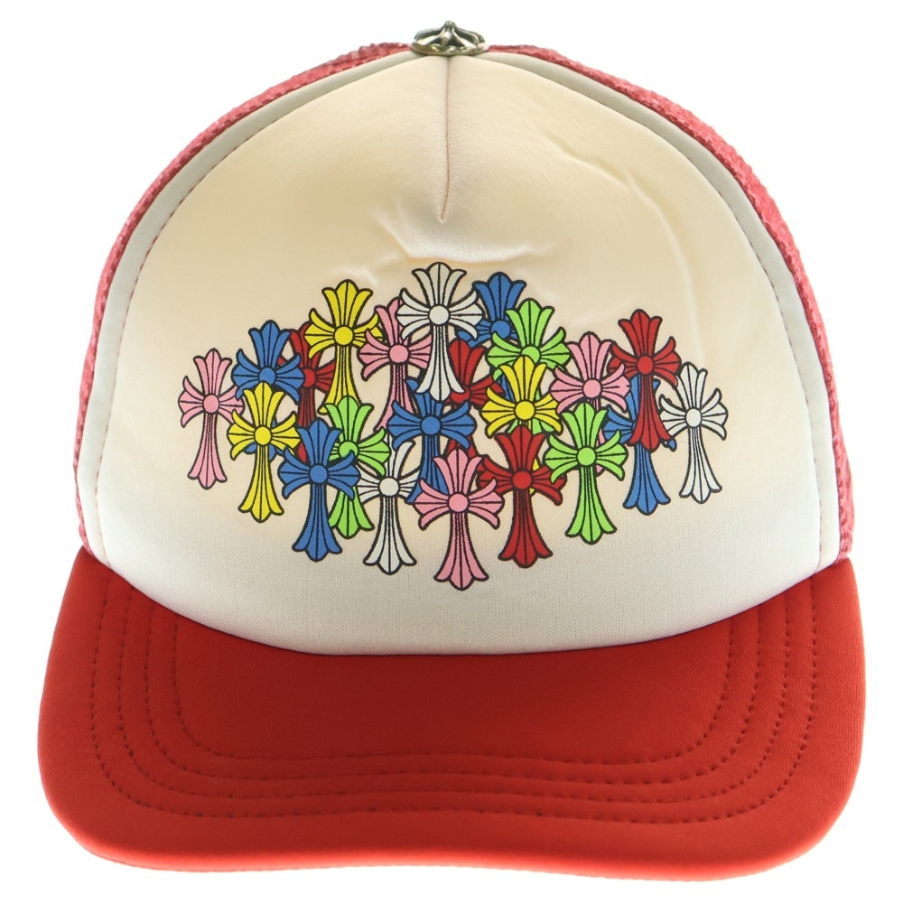 CHROME HEARTS(クロムハーツ) MLTCOL CEM CRS Tracker Cap マルチセメタリークロス トラッカーキャップ 帽子 レッド