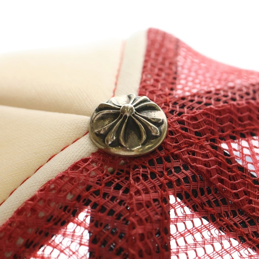 CHROME HEARTS(クロムハーツ) MLTCOL CEM CRS Tracker Cap マルチセメタリークロス トラッカーキャップ 帽子 レッド