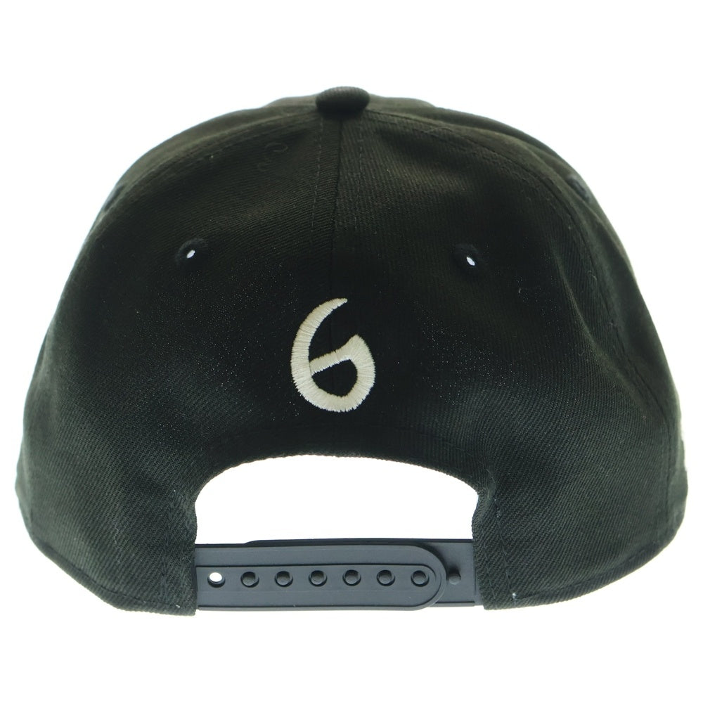 SAINT MICHAEL(セントマイケル) 24SS NE_CAP / MX ニューエラ ロゴ刺繍 ベースボールキャップ 帽子 ブラック MX SM-YS8-0000-C58