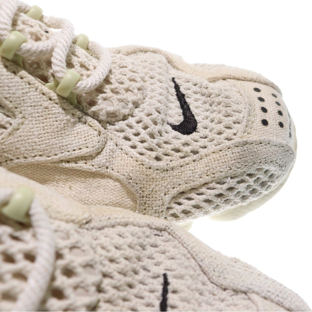 NIKE(ナイキ) ×STUSSY AIR ZOOM SPIRIDON CAGE 2 FOSSIL エアズーム スピリドン ローカットスニーカー アイボリー US9/27cm CQ5486-200