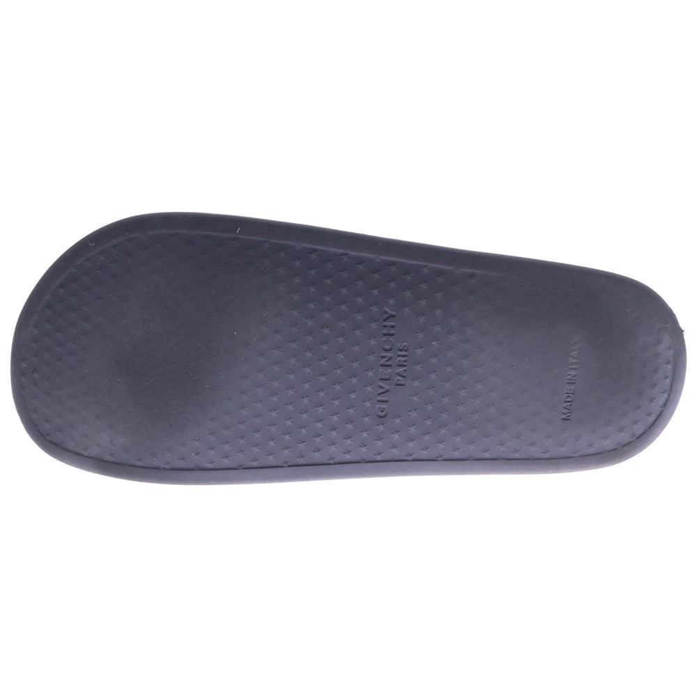 GIVENCHY(ジバンシィ) Logo Rubber Sandal ロゴラバー フラットサンダル ブラック