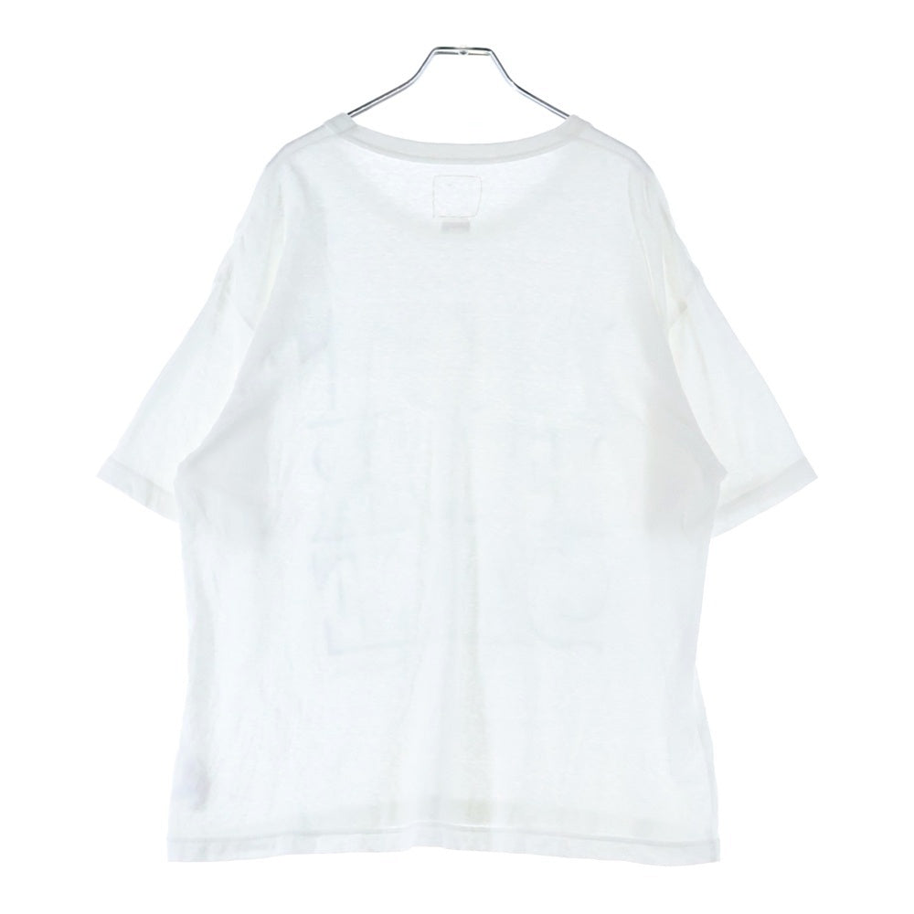 VISVIM(ヴィスヴィム) 22SS JUMBO TEE S/S NFS フロントプリント ジャンボ クルーネック 半袖Tシャツ カットソー ホワイト 0122105010025