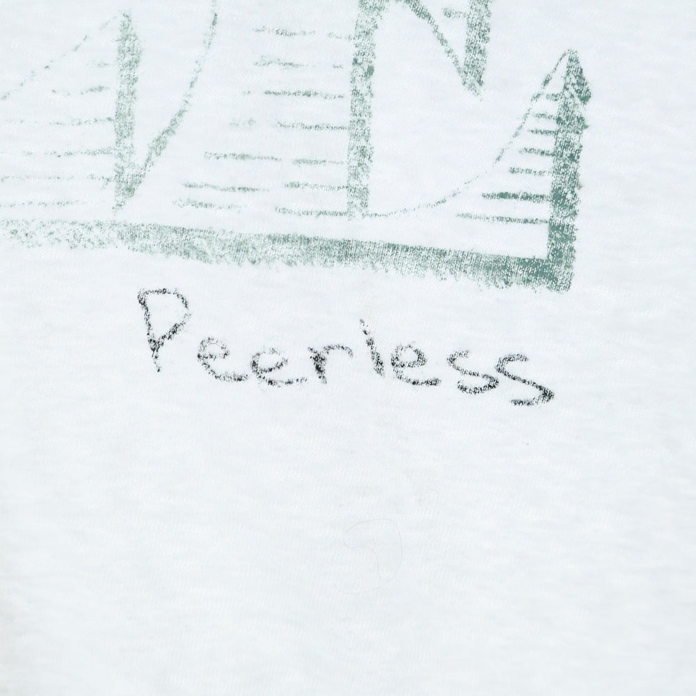 VISVIM(ヴィスヴィム) 22SS JUMBO TEE S/S NFS フロントプリント ジャンボ クルーネック 半袖Tシャツ カットソー ホワイト 0122105010025