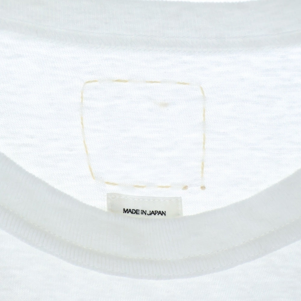 VISVIM(ヴィスヴィム) 22SS JUMBO TEE S/S NFS フロントプリント ジャンボ クルーネック 半袖Tシャツ カットソー ホワイト 0122105010025