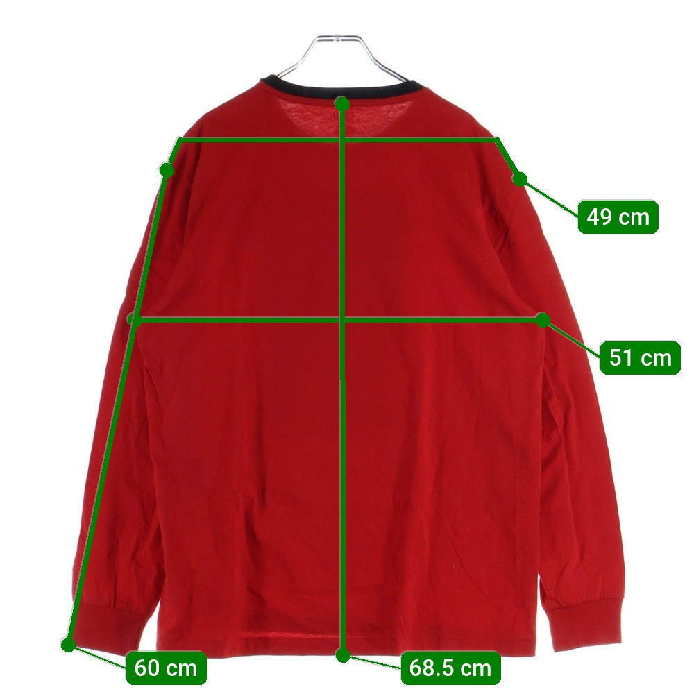 POLO RALPH LAUREN(ポロラルフローレン) Polo Racing 1992 ポロレーシング 復刻 長袖Tシャツ ロンT レッド