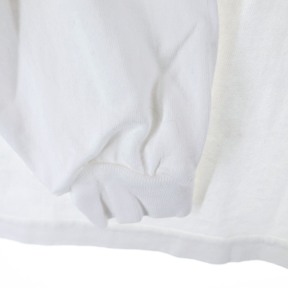 CHAMPION(チャンピオン) ×DOVER STREET MARKET Gritter Logo L/S Tee ドーバーストリートマーケット グリッターロゴ 長袖Tシャツ ロンT ホワイト C5-U409