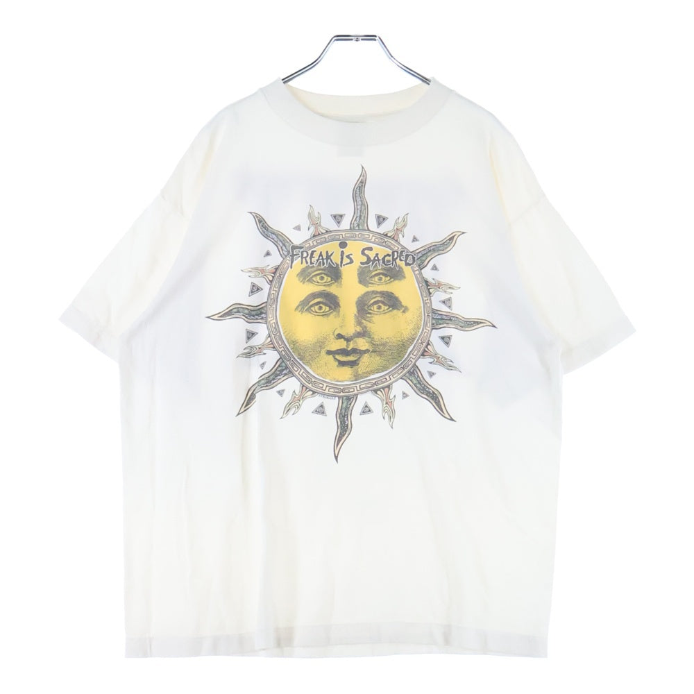 SAINT MICHAEL(セントマイケル) 24AW CP SS TEE SUN プリントTシャツ ホワイト SM-YS1-0000-C02