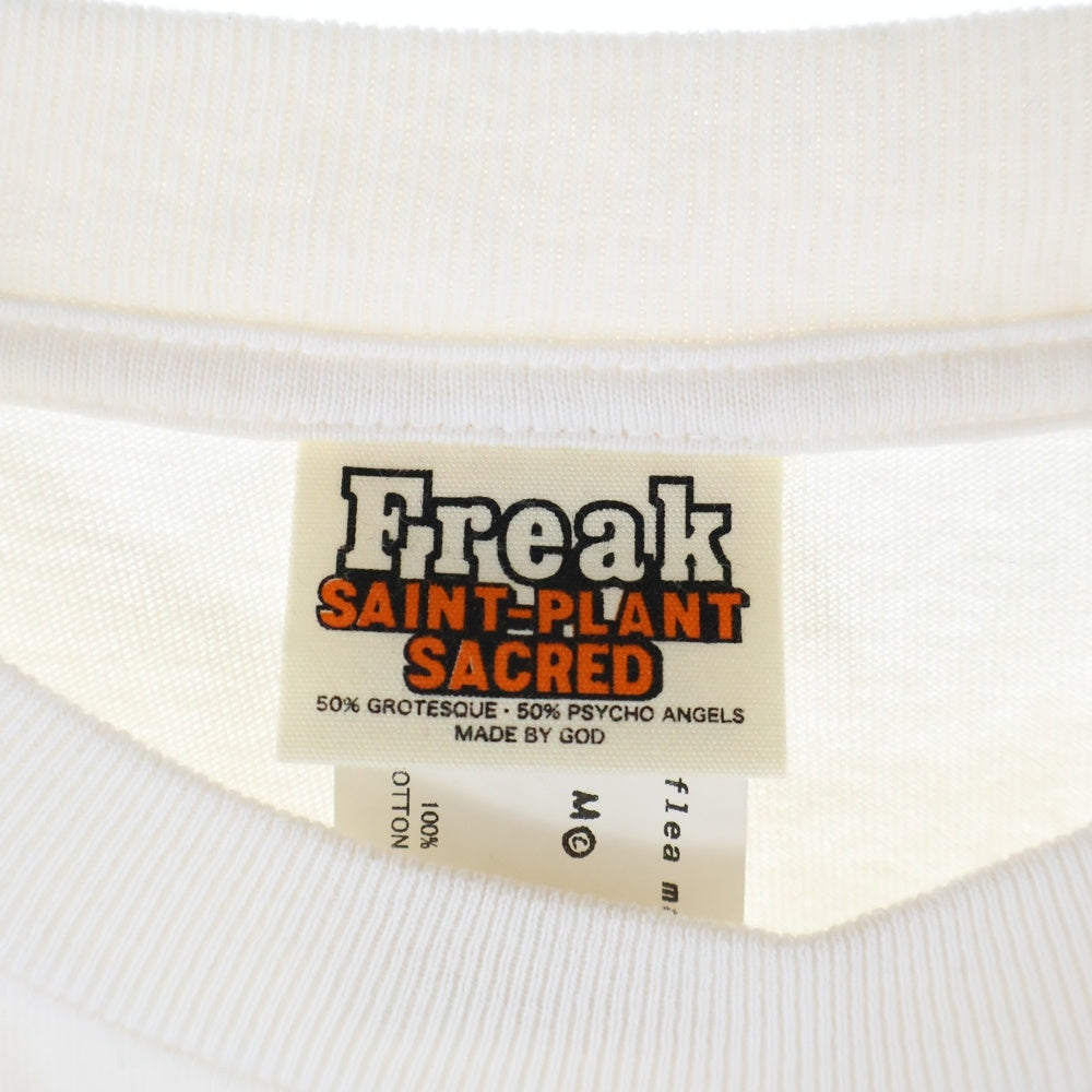 SAINT MICHAEL(セントマイケル) 24AW CP SS TEE SUN プリントTシャツ ホワイト SM-YS1-0000-C02