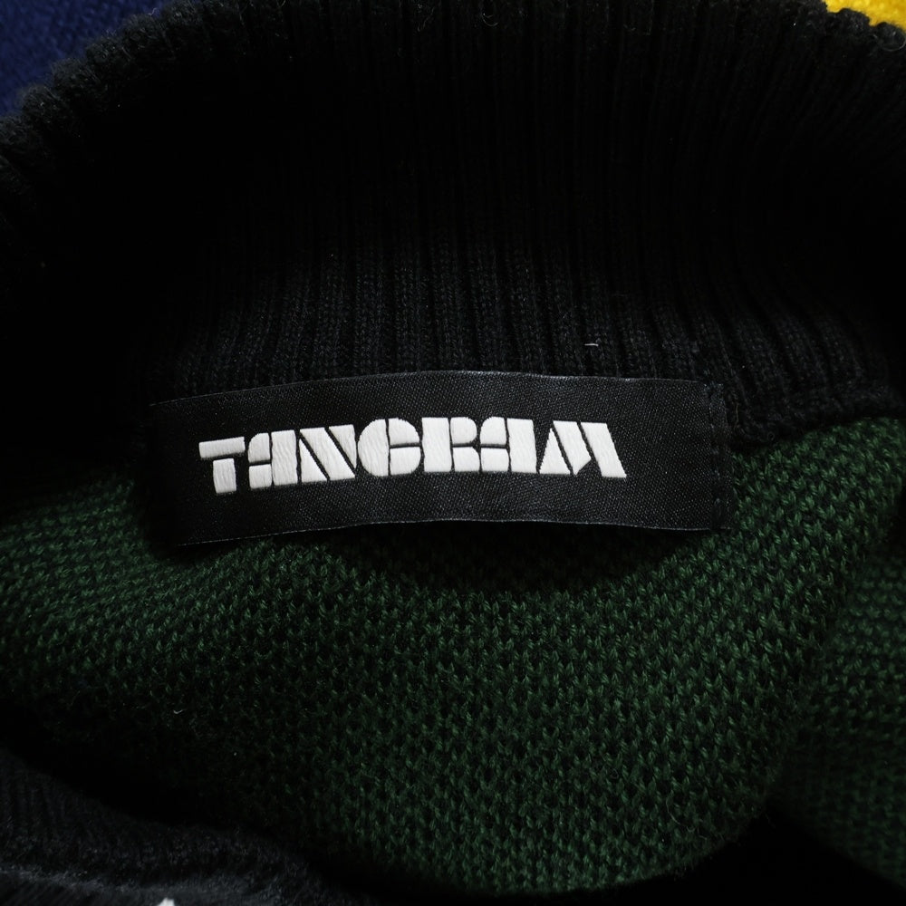 TANGRAM(タングラム) モックネック ニットセーター マルチカラー TGA-MN08