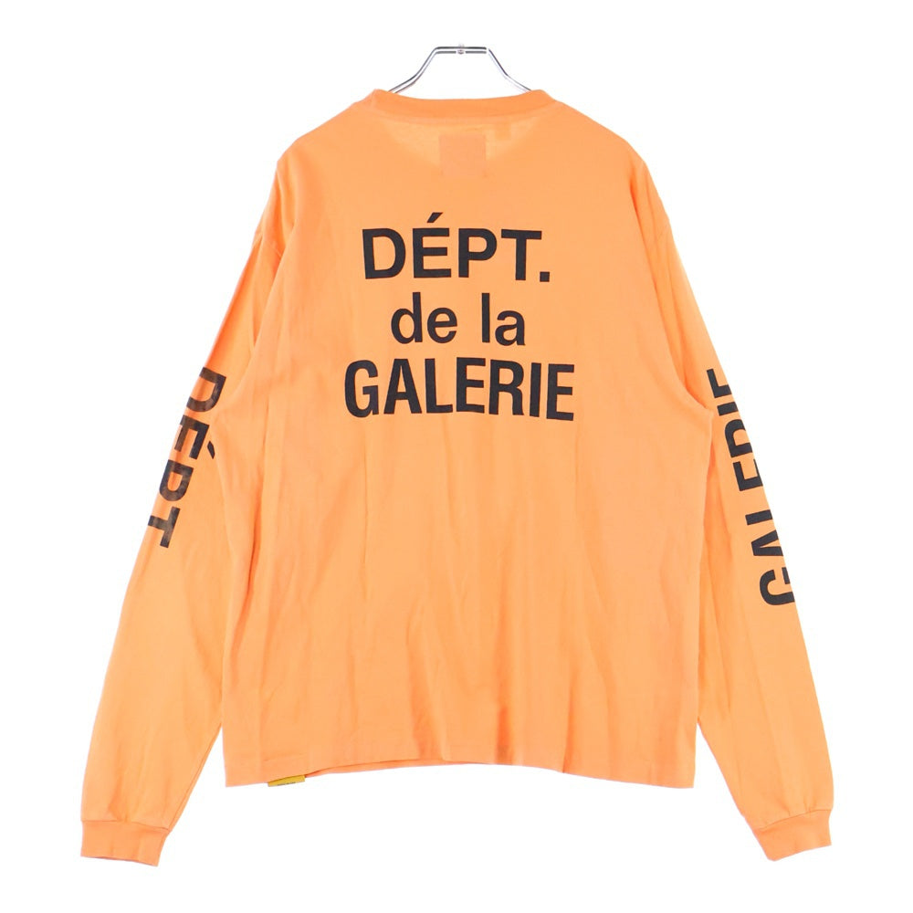 GALLERY DEPT.(ギャラリーデプト) Arm Logo L/S Tee アームロゴ 長袖Tシャツ ロンT オレンジ
