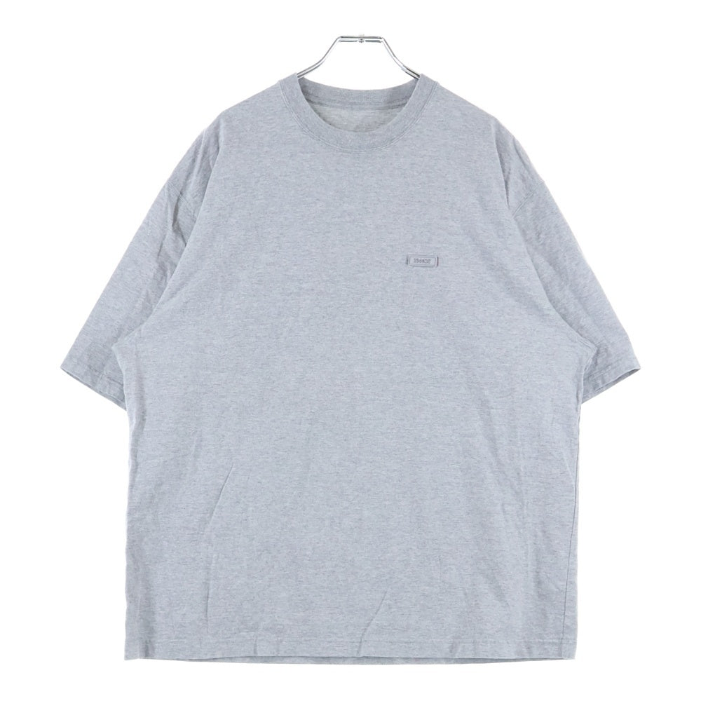 The Ennoy Professional(エンノイプロフェッショナル) 23SS Rubber Logo Tee ラバーロゴ 半袖Tシャツ グレー SS23BRENCT01NTL