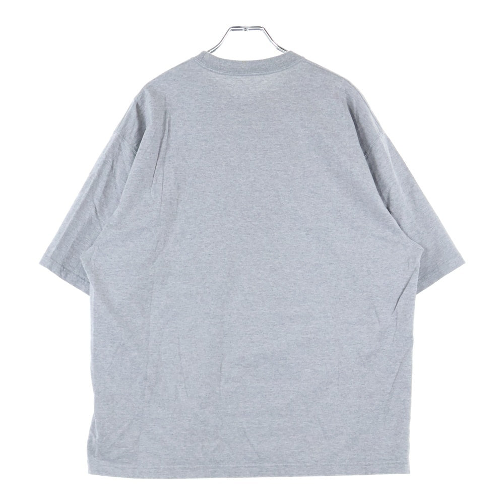 The Ennoy Professional(エンノイプロフェッショナル) 23SS Rubber Logo Tee ラバーロゴ 半袖Tシャツ グレー SS23BRENCT01NTL