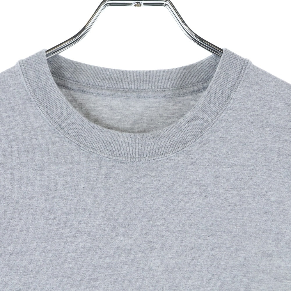 The Ennoy Professional(エンノイプロフェッショナル) 23SS Rubber Logo Tee ラバーロゴ 半袖Tシャツ グレー SS23BRENCT01NTL