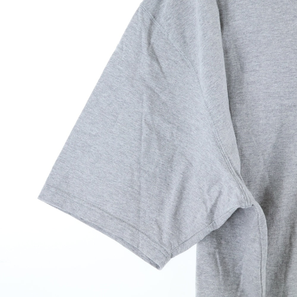 The Ennoy Professional(エンノイプロフェッショナル) 23SS Rubber Logo Tee ラバーロゴ 半袖Tシャツ グレー SS23BRENCT01NTL