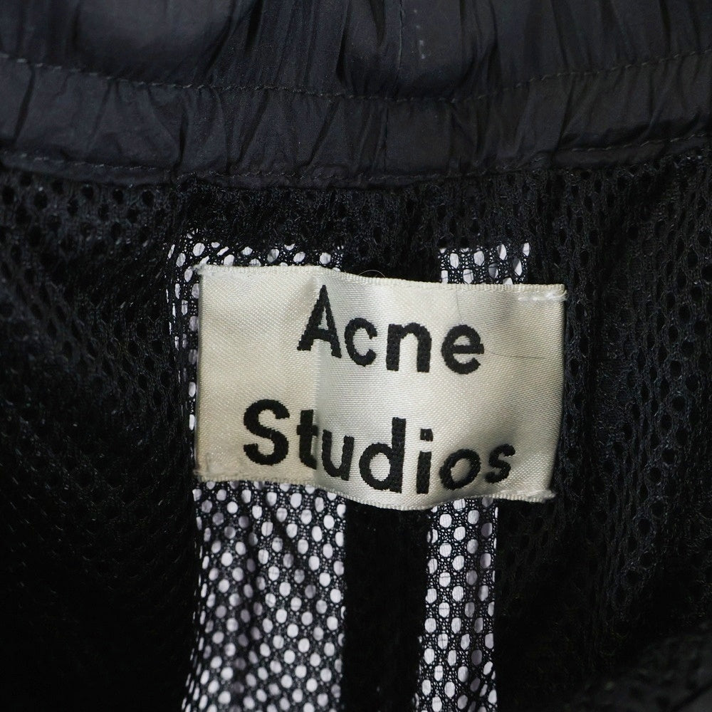 Acne Studios(アクネ ストゥディオズ) Nylon Short ナイロン ショーツ ハーフパンツ ブラック FN-MN-SHOR000005