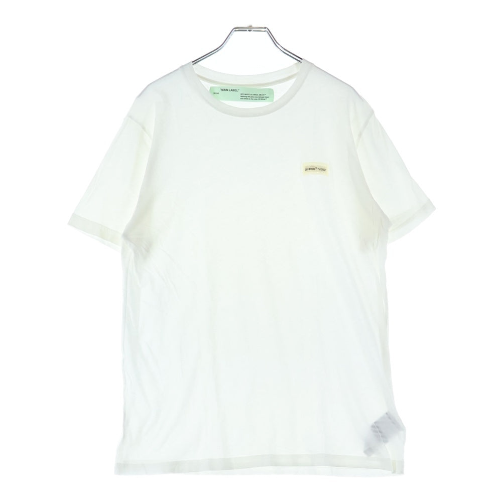 OFF-WHITE(オフホワイト) 18SS Rubber Logo S/S Tee ラバーロゴ 半袖Tシャツ ホワイト OMAA030S18877008