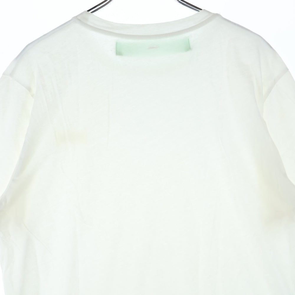 OFF-WHITE(オフホワイト) 18SS Rubber Logo S/S Tee ラバーロゴ 半袖Tシャツ ホワイト OMAA030S18877008