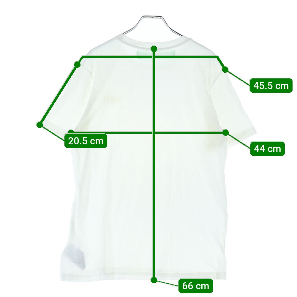 OFF-WHITE(オフホワイト) 18SS Rubber Logo S/S Tee ラバーロゴ 半袖Tシャツ ホワイト OMAA030S18877008