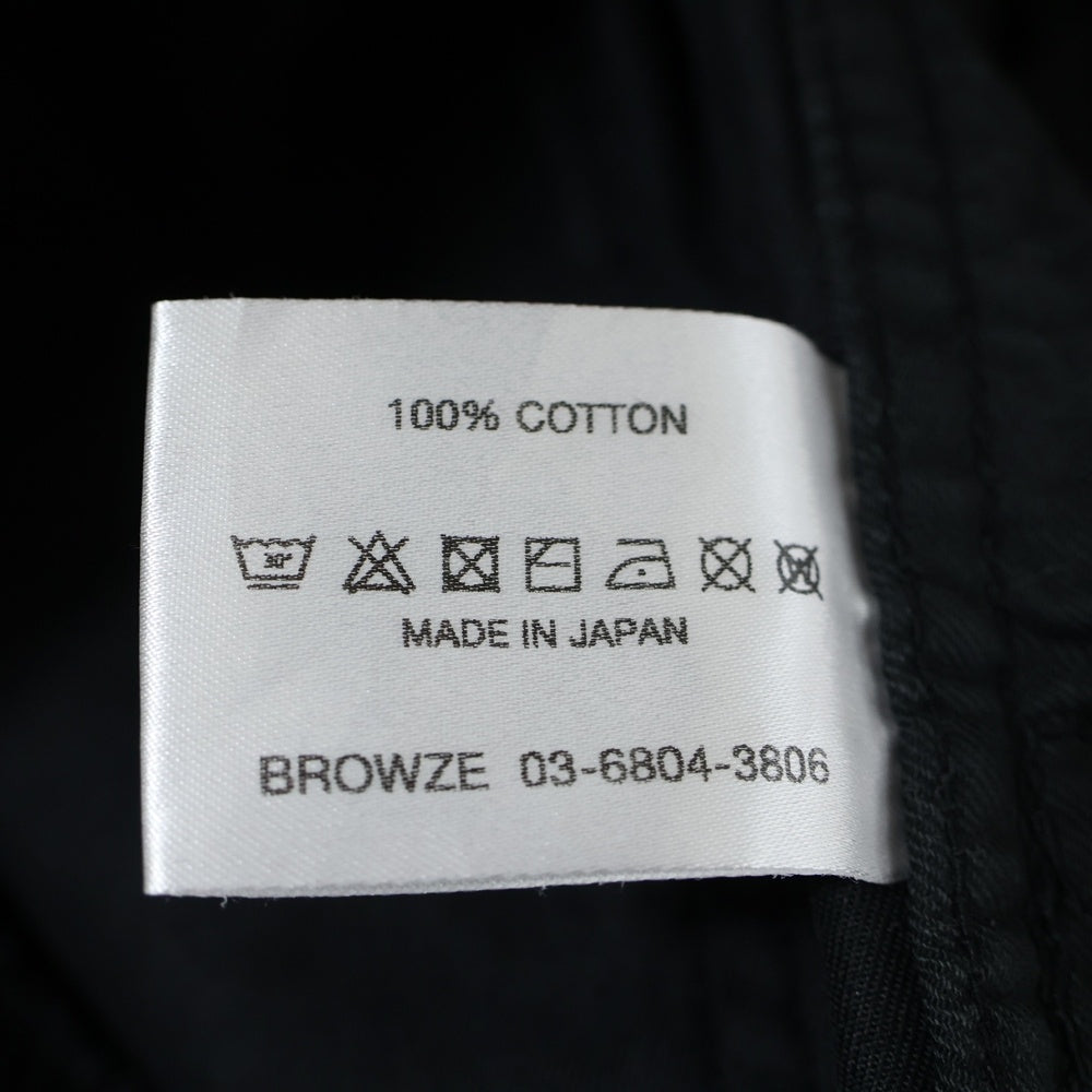 The Ennoy Professional(エンノイプロフェッショナル) 22SS イージーショーツ ハーフパンツ ブラック SS22BRENPT01LV