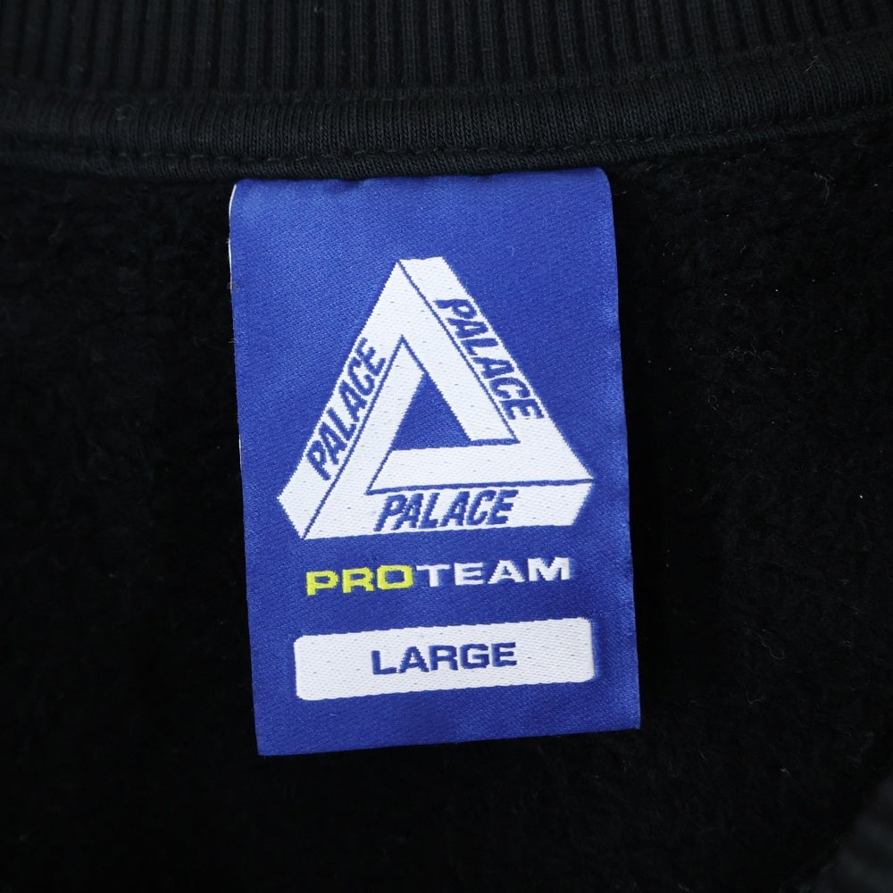 Palace Skateboards(パレススケートボーズ) PRO TEAM 02 CREW プロチーム クルーネックスウェットトレーナー ブラック